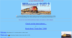 Desktop Screenshot of milepost1147.2.railfan.net