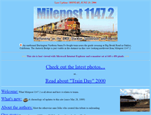 Tablet Screenshot of milepost1147.2.railfan.net