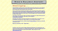 Desktop Screenshot of mikes.railhistory.railfan.net