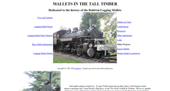 Desktop Screenshot of loggingmallets.railfan.net