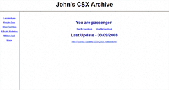 Desktop Screenshot of csxfan.railfan.net