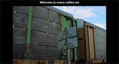 Desktop Screenshot of evans.railfan.net
