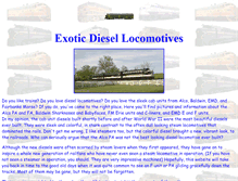 Tablet Screenshot of exotic.railfan.net